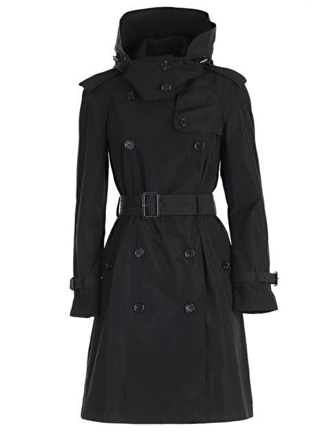 burberry womens black rain coat|burberry raincoats for women sale.